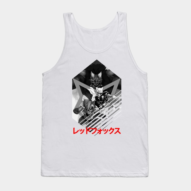 Red Fox Geo Design Tank Top by TheImmortalRedFox